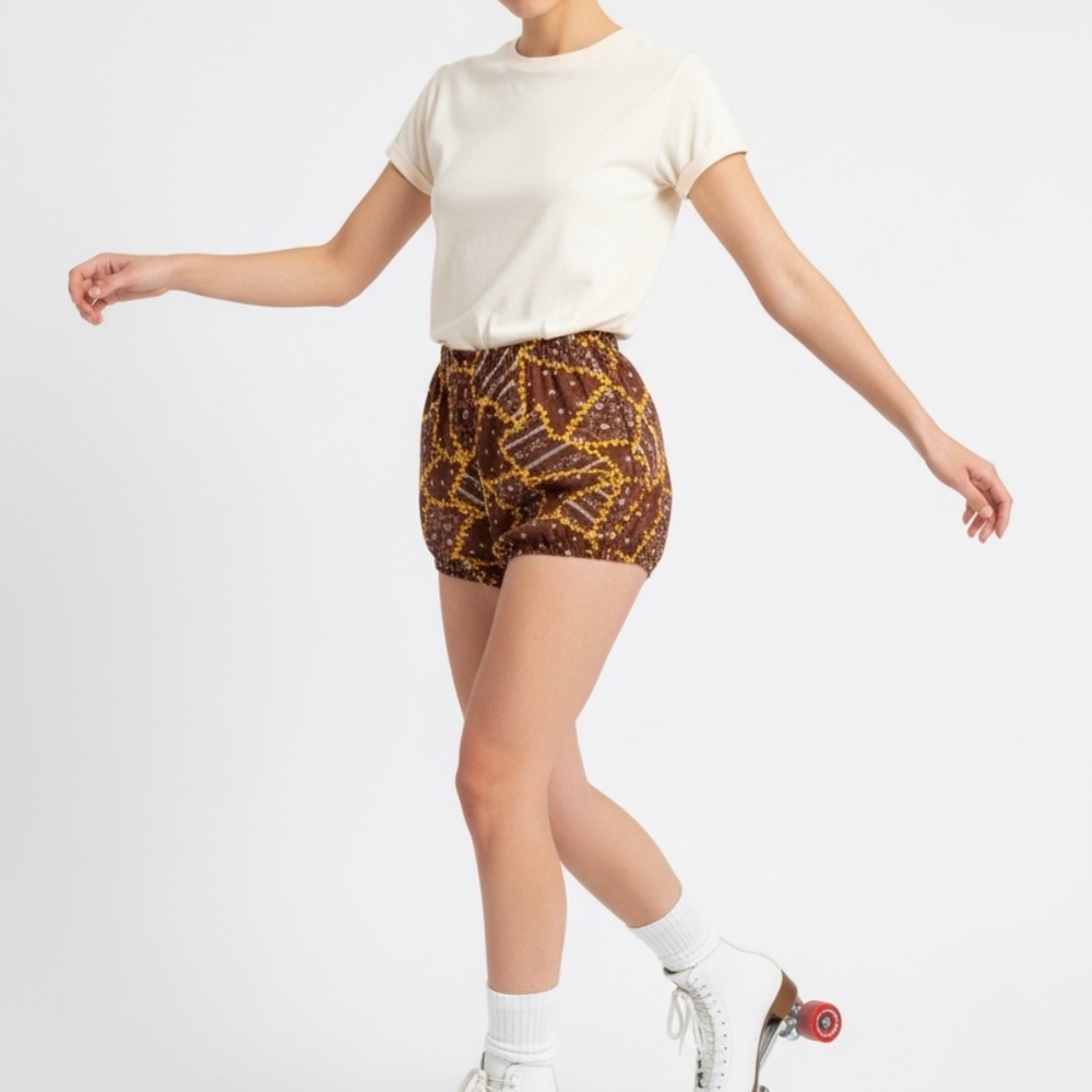 Vintage 1960s Patchwork Handmade Bubble Bloomer H… - image 2